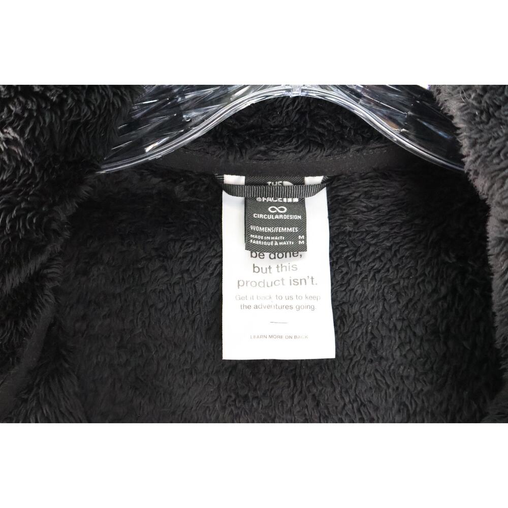The North Face Jacket Osito Fuzzy Fleece Hiking Outdoor Logo Womens Size Medium - Picture 5 of 7